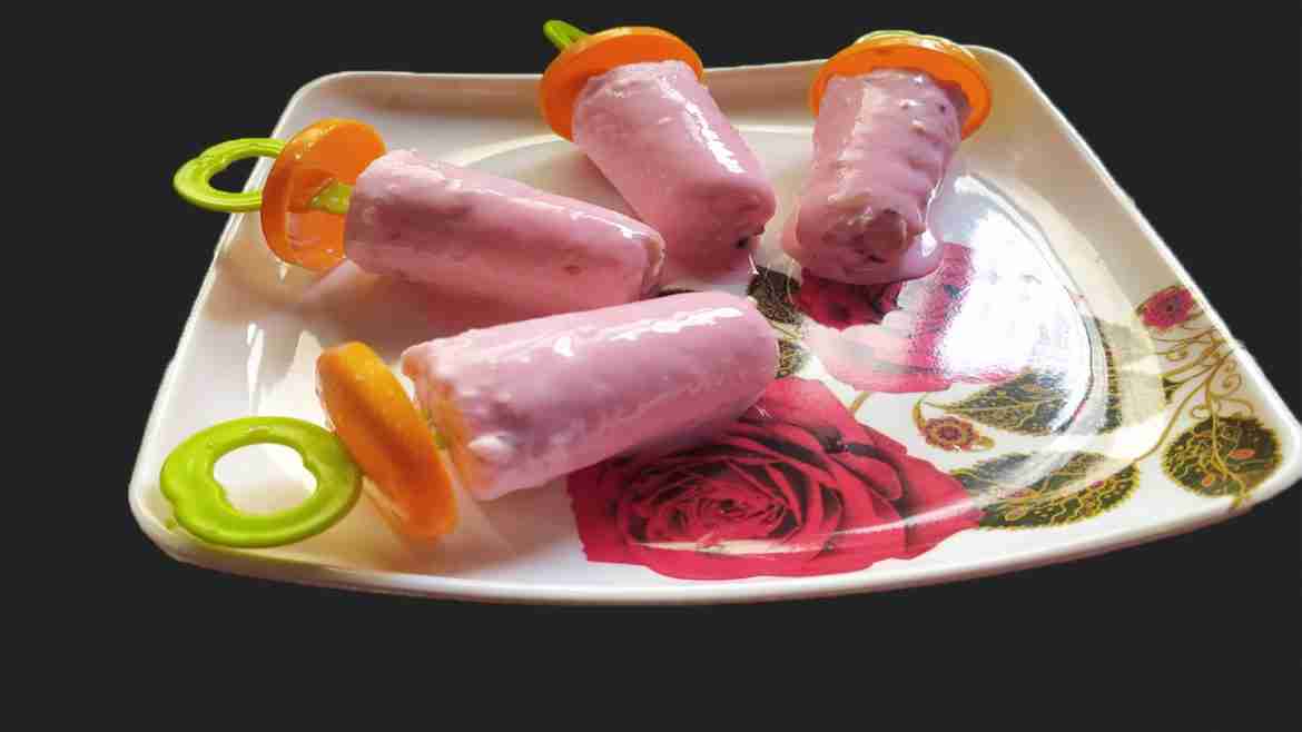 Rose Gulkand Kulfi