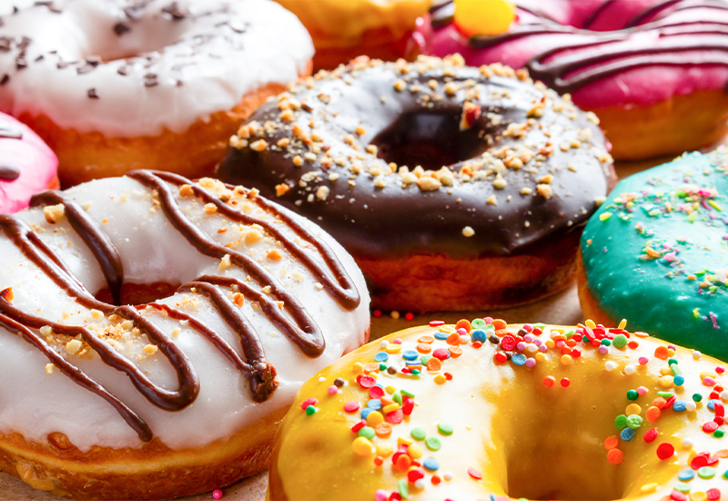 Doughnuts - foods that starting with letter D