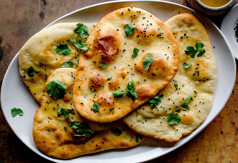Naan Bread - foods that start with N