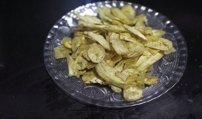 Homemade Banana Chips | How To Make Banana Chips/Wafers