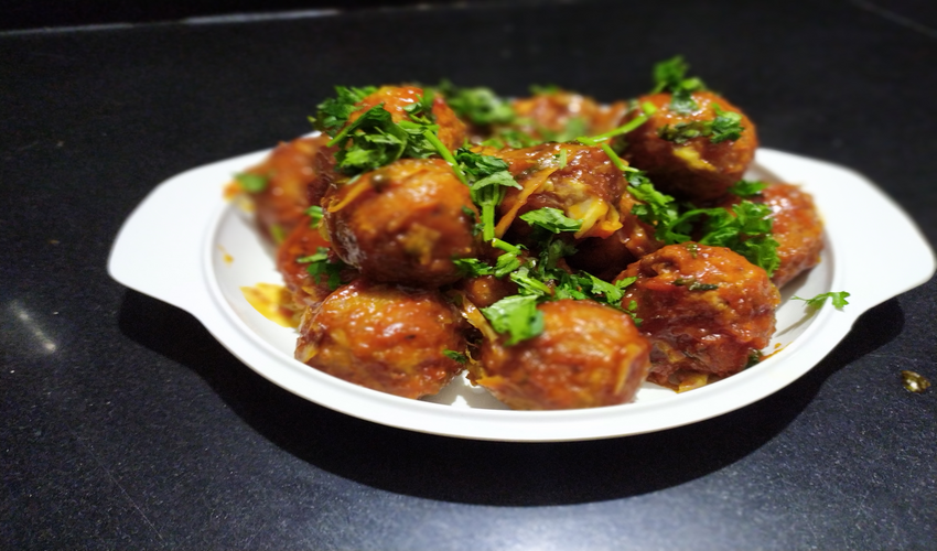 Leftover Rice Manchurian With Vegetables | Rice Manchurian 