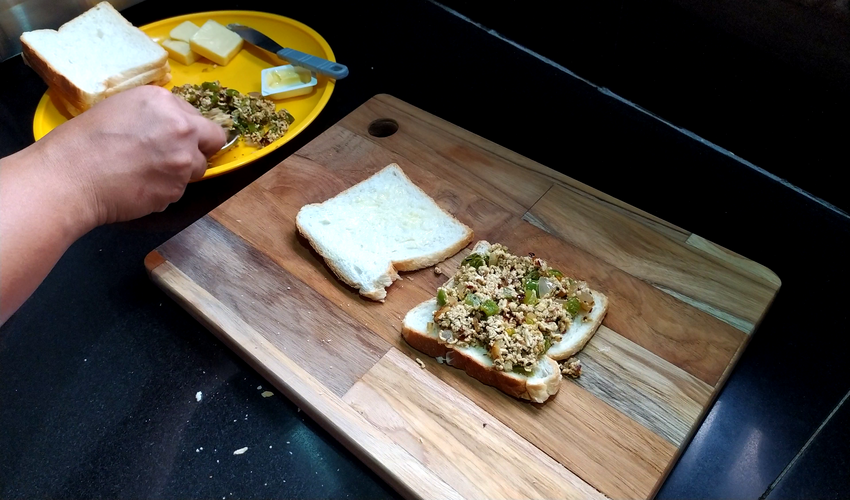 Paneer Grilled Sandwich Recipe