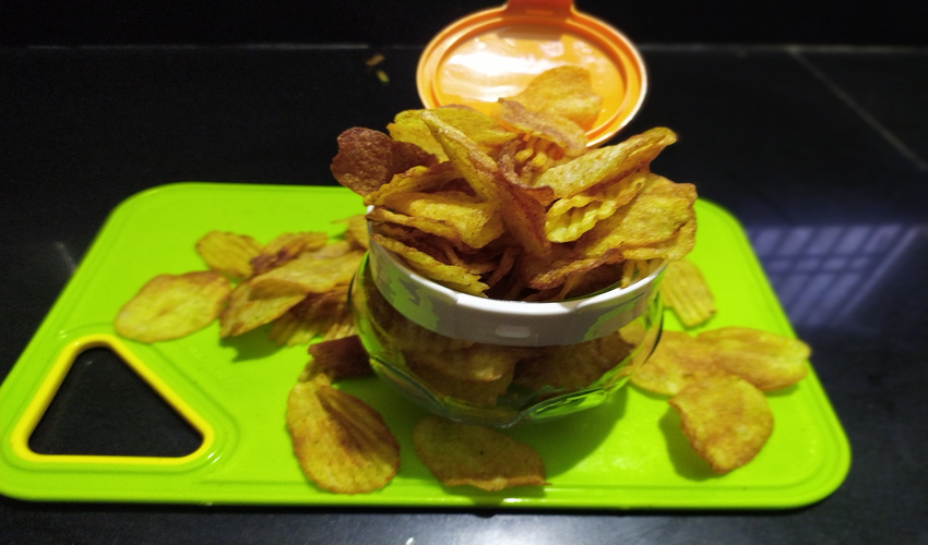 Instant Potato Chips | Aloo Chips | Crunchy Instant Wafers