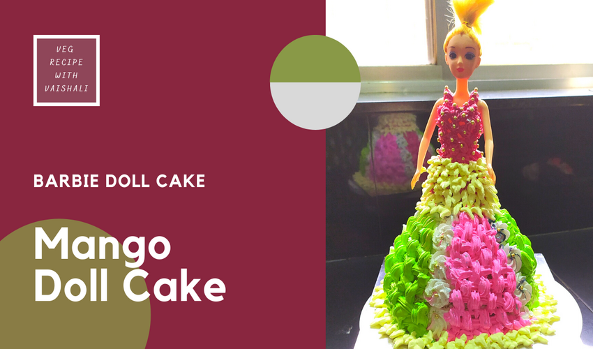 Mango Flavour Doll Cake | Mango Cake Design