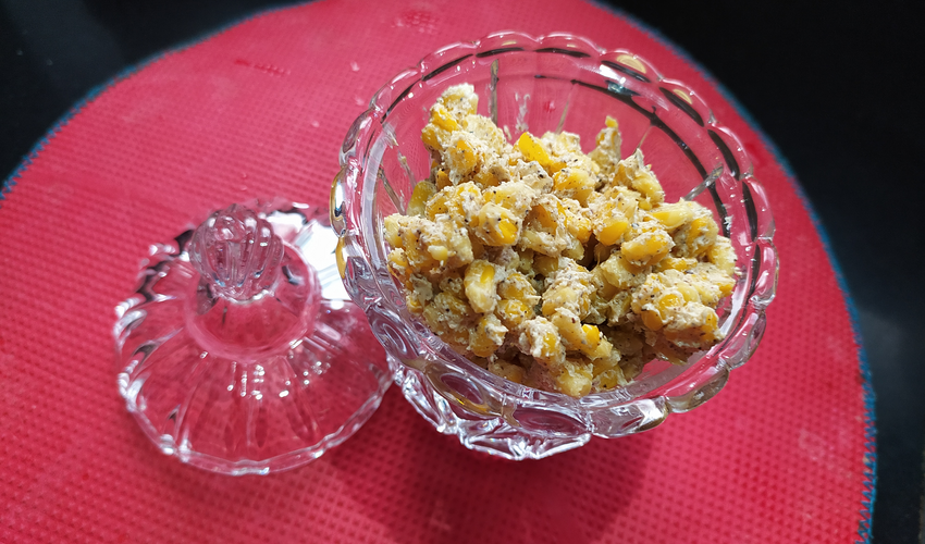 Butter Masala Corn Recipe | Sweet Corn Masala Chaat