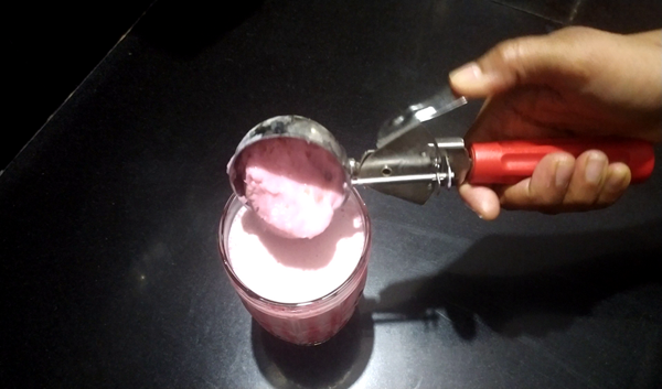 Rose Gulkand Thick Shake | Rose Petals Ice Cream Shake