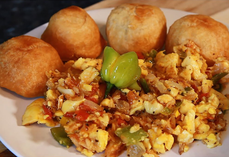 Ackee and Saltfish - foods that start with A