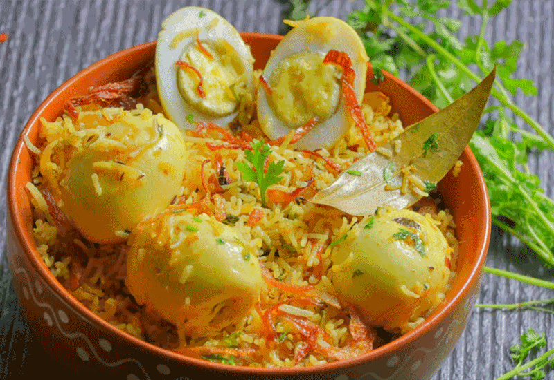 EGG PULAO- Healthy prison Meal recipe