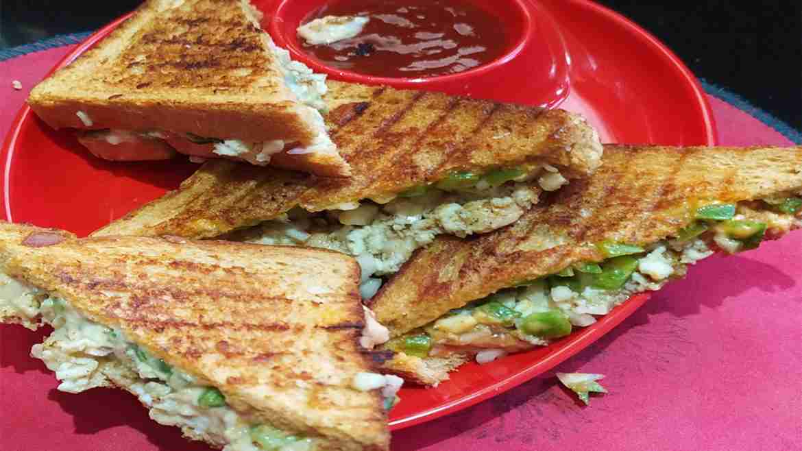 Tandoori Paneer Chili Sandwich