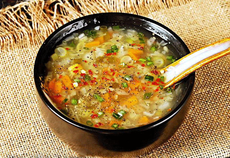 Vegetable soup - Healthy 7 foods that start with V