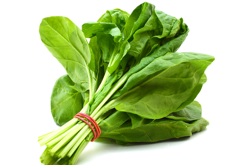 SPINACH - Vitamin K: Makes perfect slow flow of blood clot