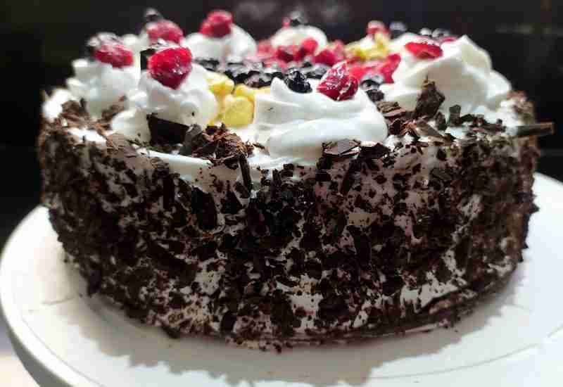 Vanilla Cranberry Cake | Homemade Vanilla Cake | Cranberry Sponge Cake