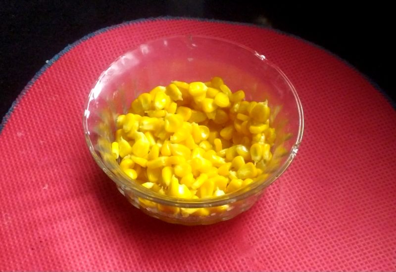 instant sweet corn | butter sweet corn chaat | sweet corn snack recipes Indian